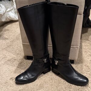 Michael Kors Elegant Black Over the Knee Boots